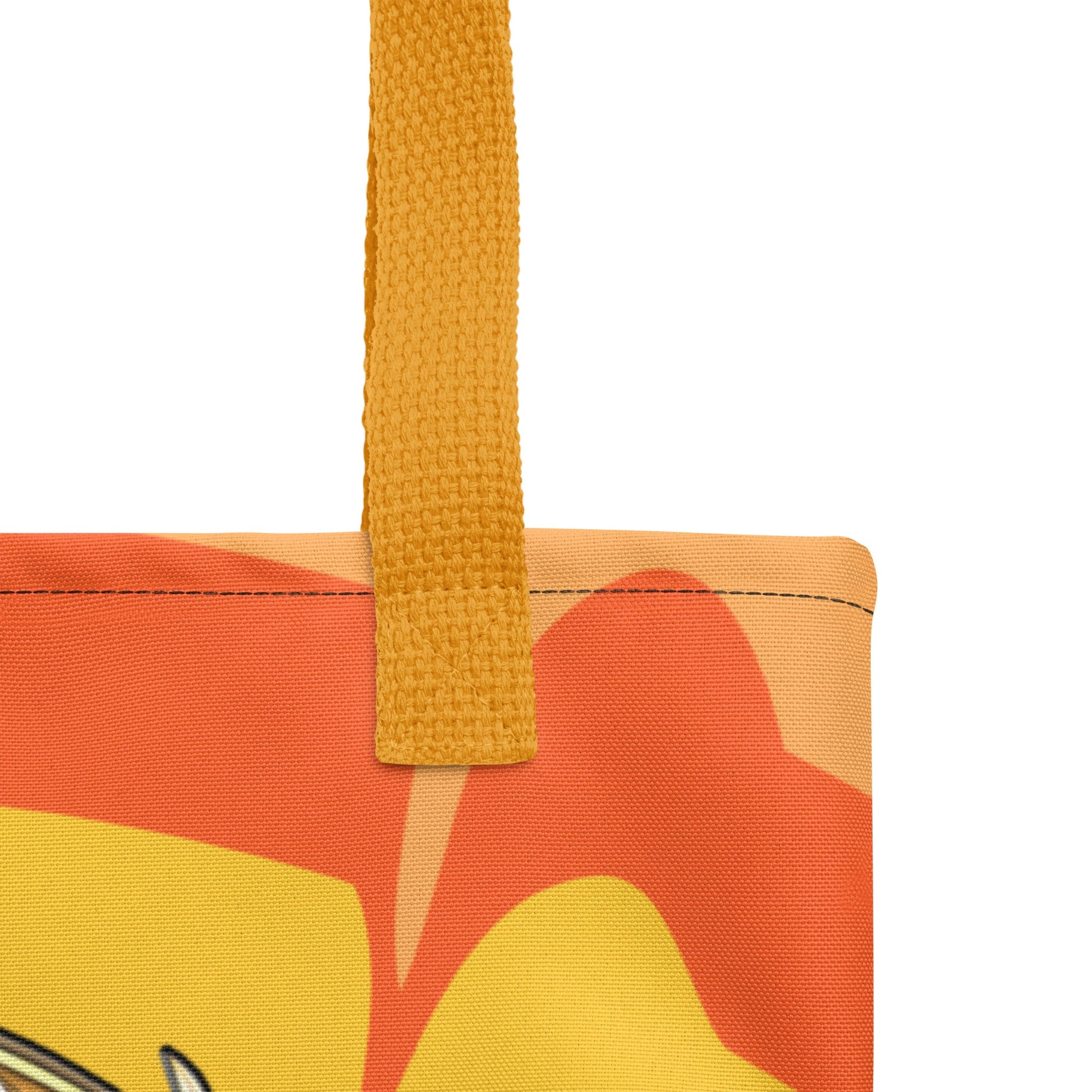 Elemental Harmony: Fiery Phoenix and Calm Lotus - Tote bag - BBairt