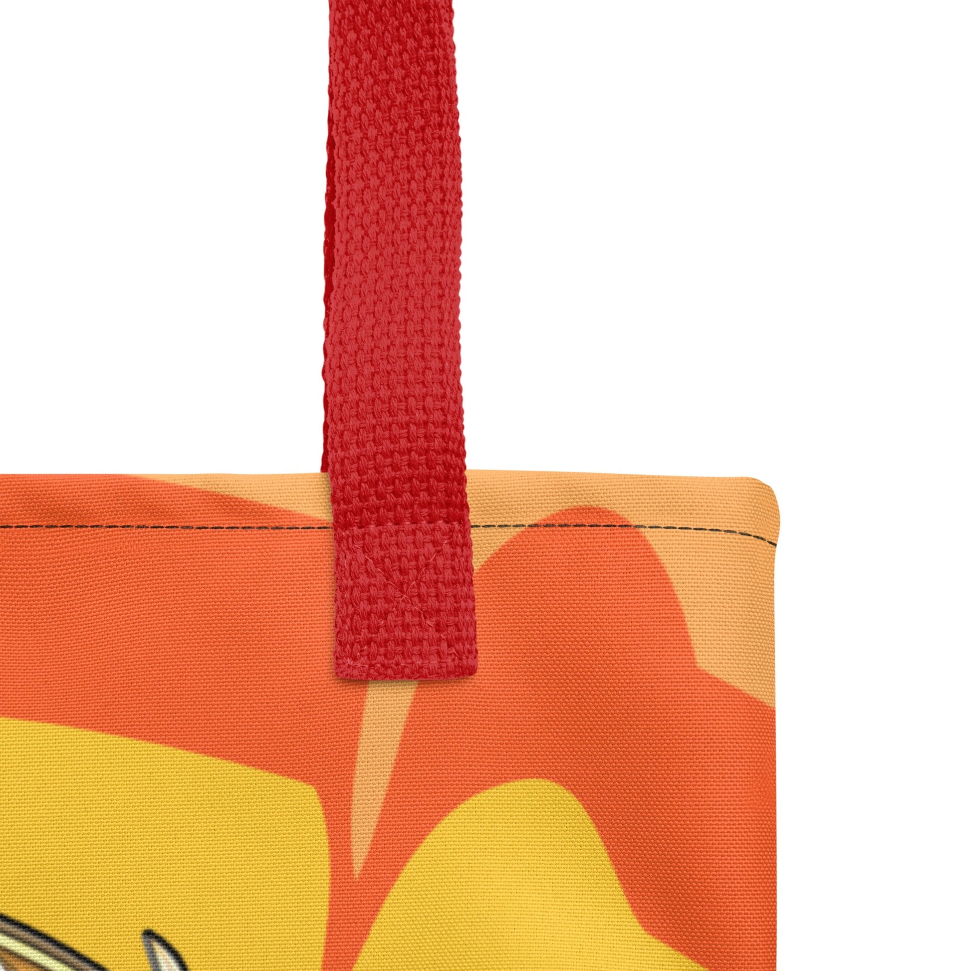 Elemental Harmony: Fiery Phoenix and Calm Lotus - Tote bag - BBairt