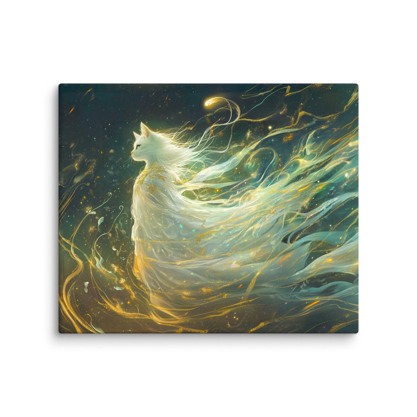 Elysia the Moonlit Spirit – Canvas Print - BBairt