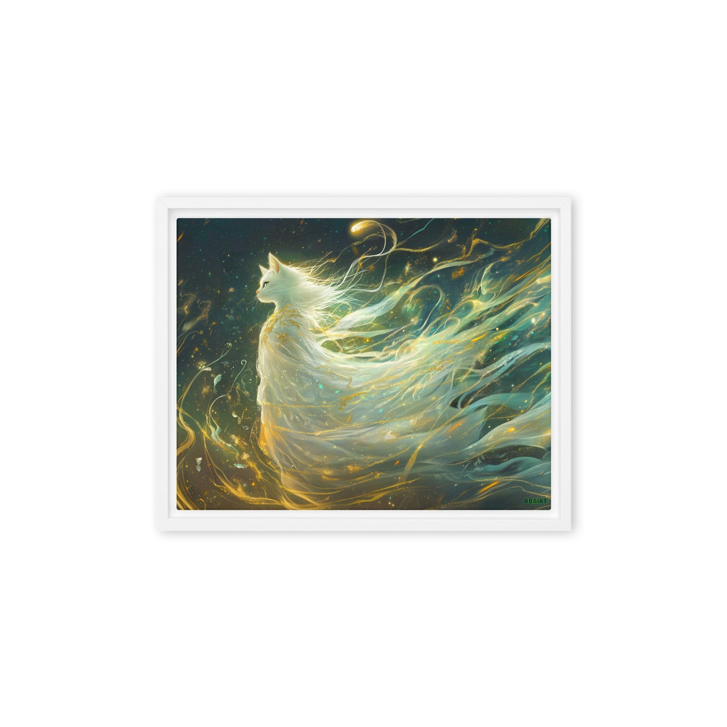 Elysia the Moonlit Spirit – Framed Canvas Print - BBairt