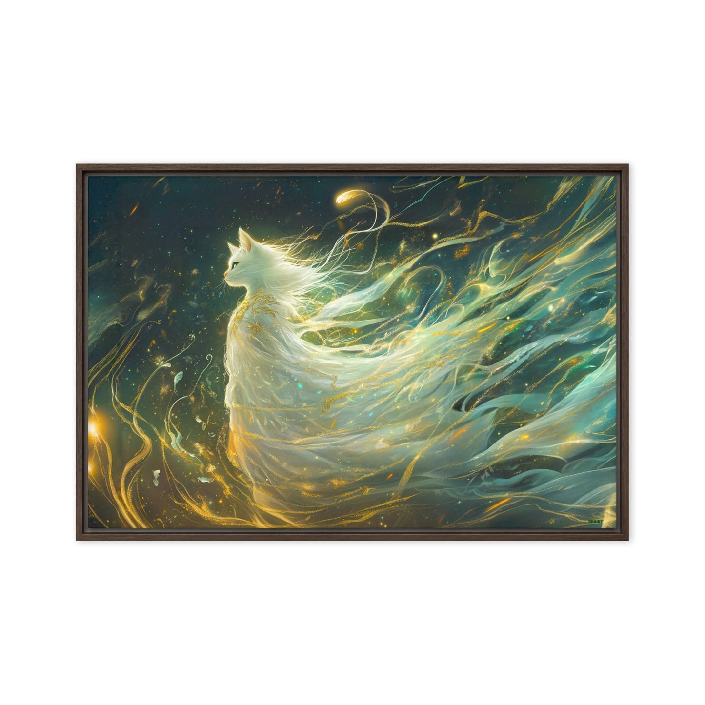 Elysia the Moonlit Spirit – Framed Canvas Print - BBairt