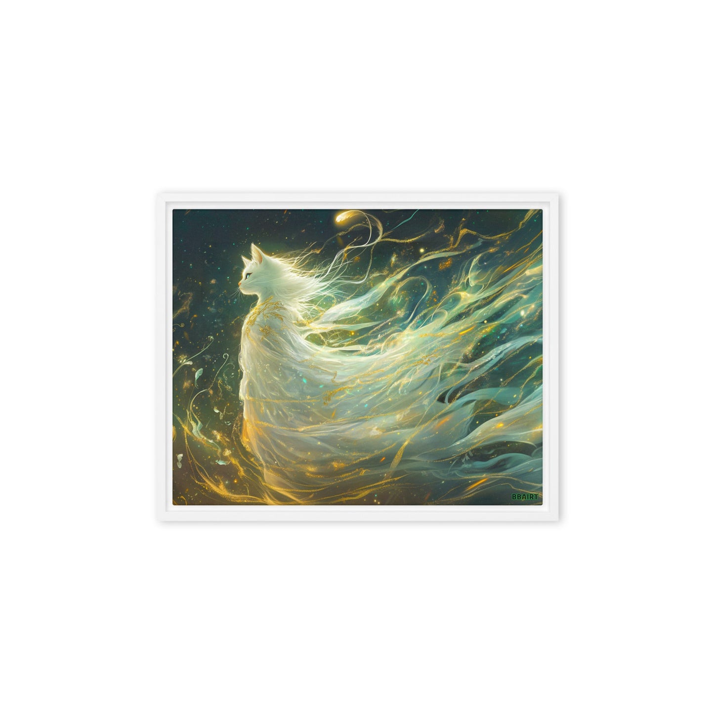 Elysia the Moonlit Spirit – Framed Canvas Print - BBairt
