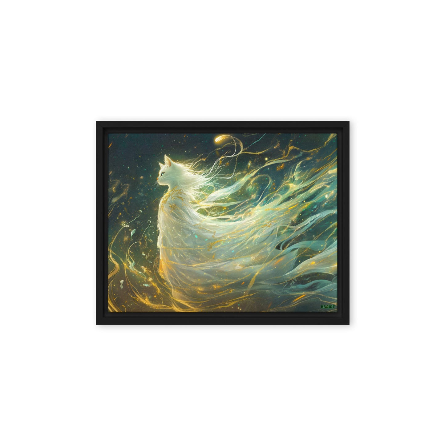 Elysia the Moonlit Spirit – Framed Canvas Print - BBairt