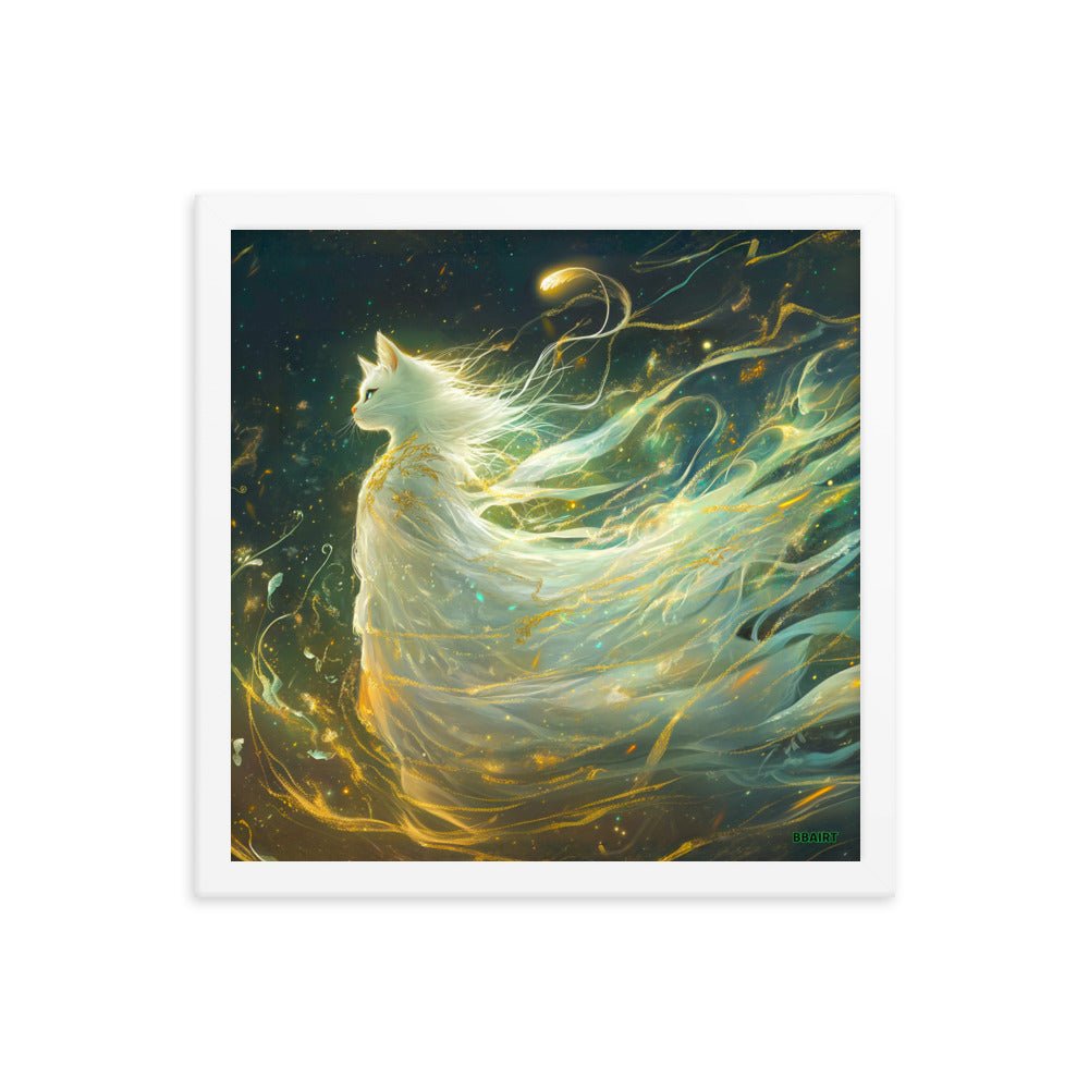 Elysia the Moonlit Spirit – Framed Matte Poster - BBairt