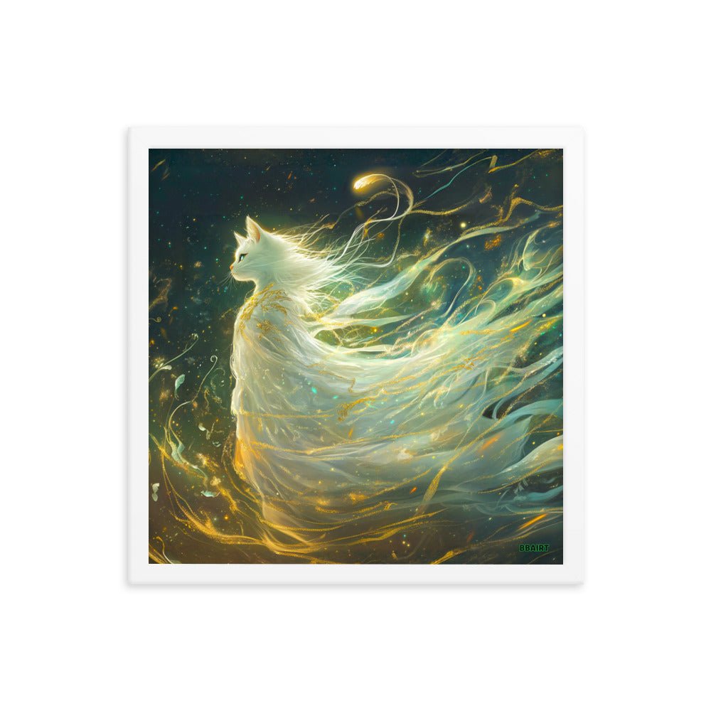 Elysia the Moonlit Spirit – Framed Matte Poster - BBairt