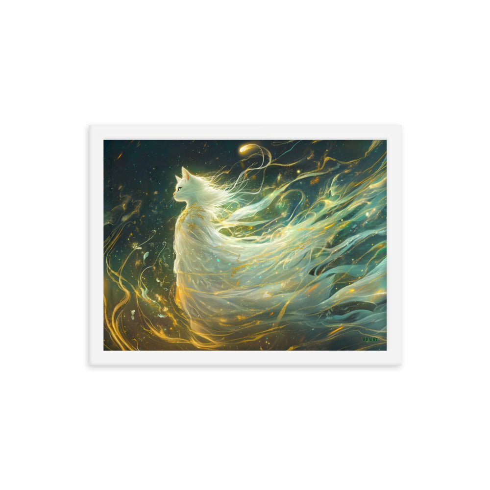 Elysia the Moonlit Spirit – Framed Matte Poster - BBairt