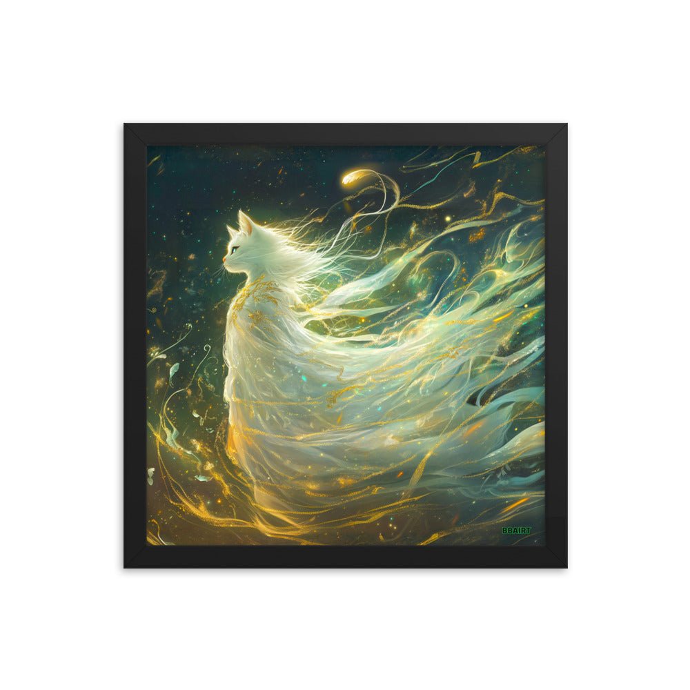 Elysia the Moonlit Spirit – Framed Matte Poster - BBairt