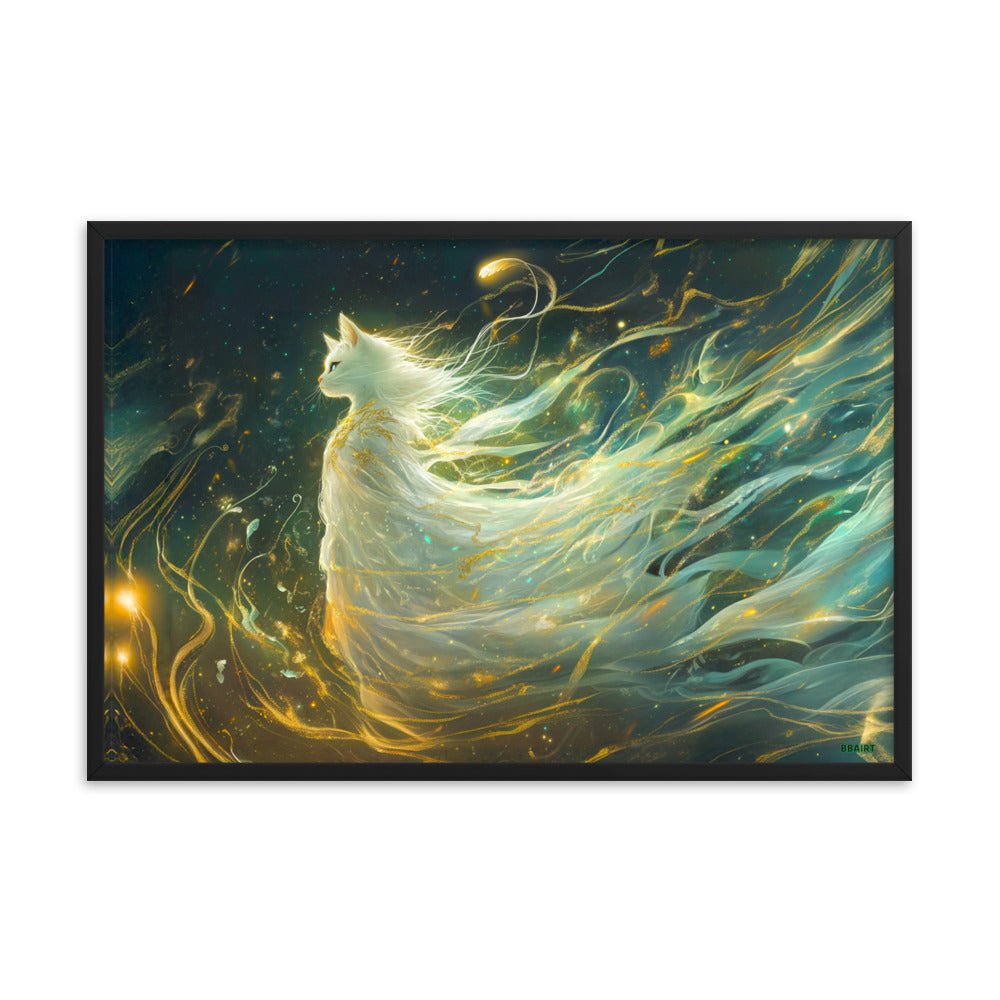 Elysia the Moonlit Spirit – Framed Matte Poster - BBairt