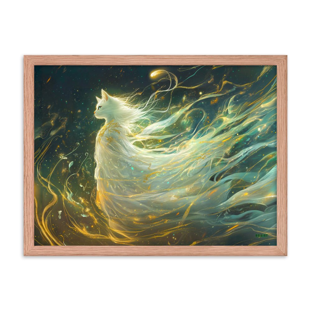 Elysia the Moonlit Spirit – Framed Matte Poster - BBairt