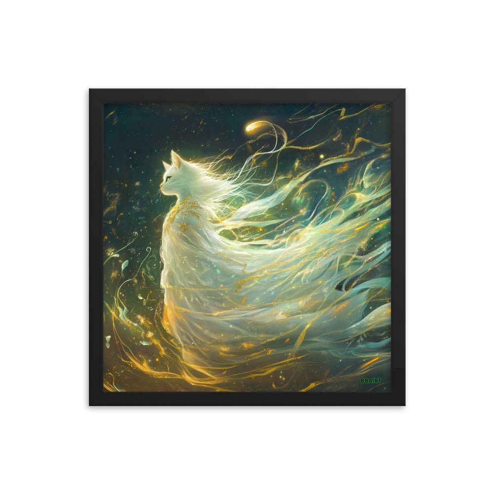 Elysia the Moonlit Spirit – Framed Matte Poster - BBairt