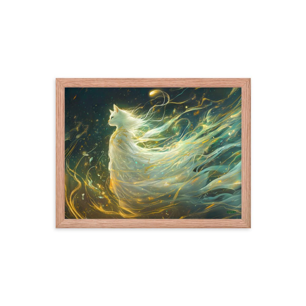 Elysia the Moonlit Spirit – Framed Matte Poster - BBairt
