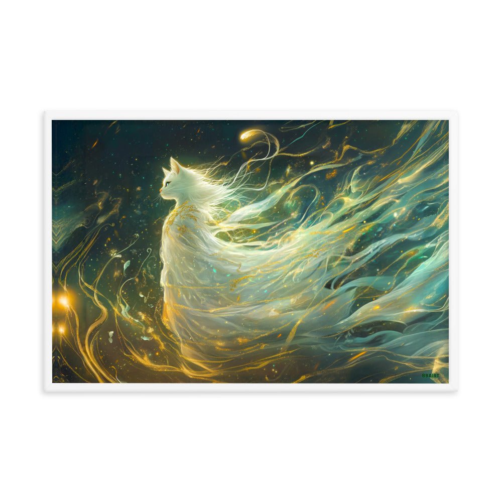 Elysia the Moonlit Spirit – Framed Matte Poster - BBairt