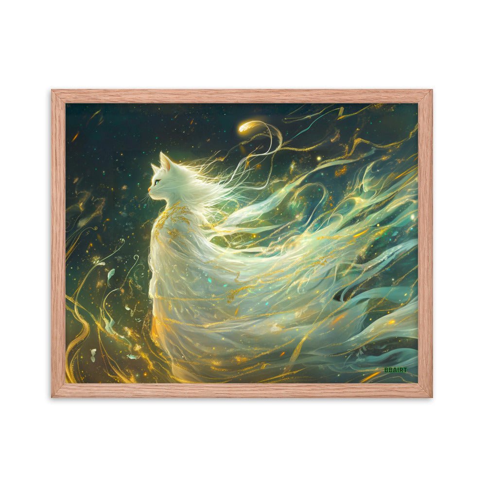 Elysia the Moonlit Spirit – Framed Photo Paper Poster - BBairt