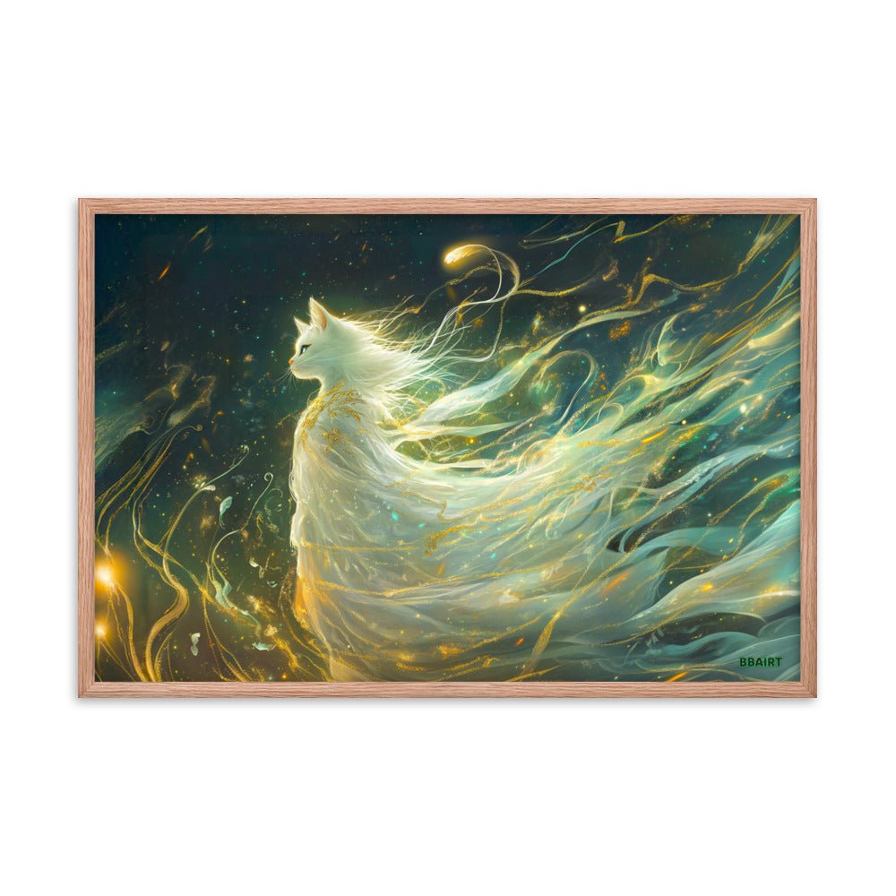 Elysia the Moonlit Spirit – Framed Photo Paper Poster - BBairt