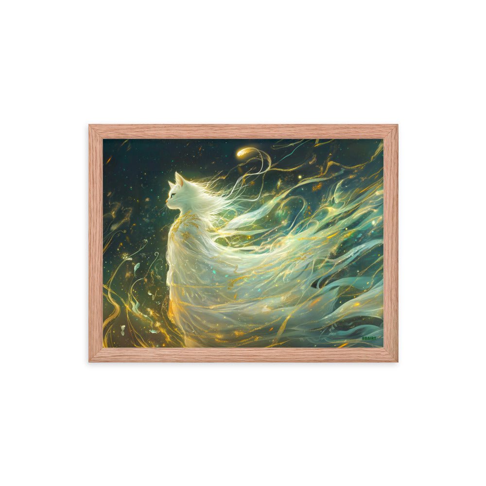 Elysia the Moonlit Spirit – Framed Photo Paper Poster - BBairt