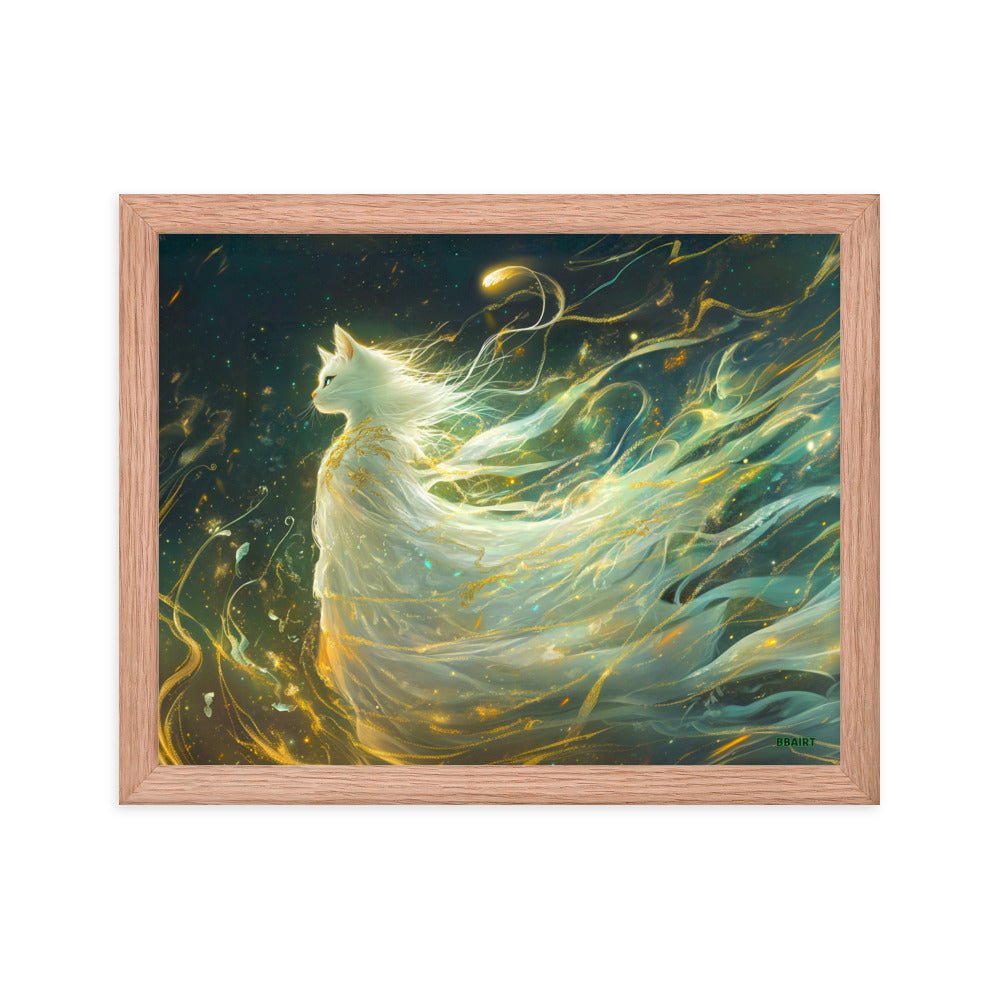 Elysia the Moonlit Spirit – Framed Photo Paper Poster - BBairt