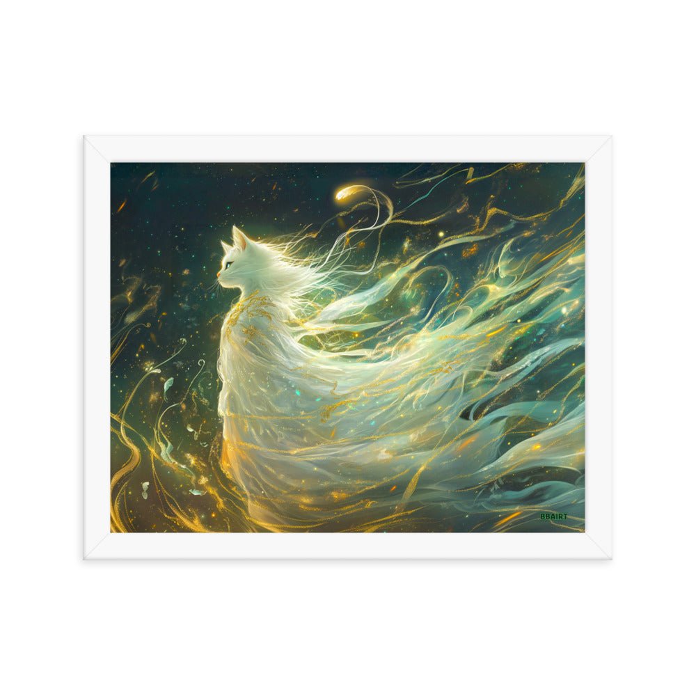 Elysia the Moonlit Spirit – Framed Photo Paper Poster - BBairt
