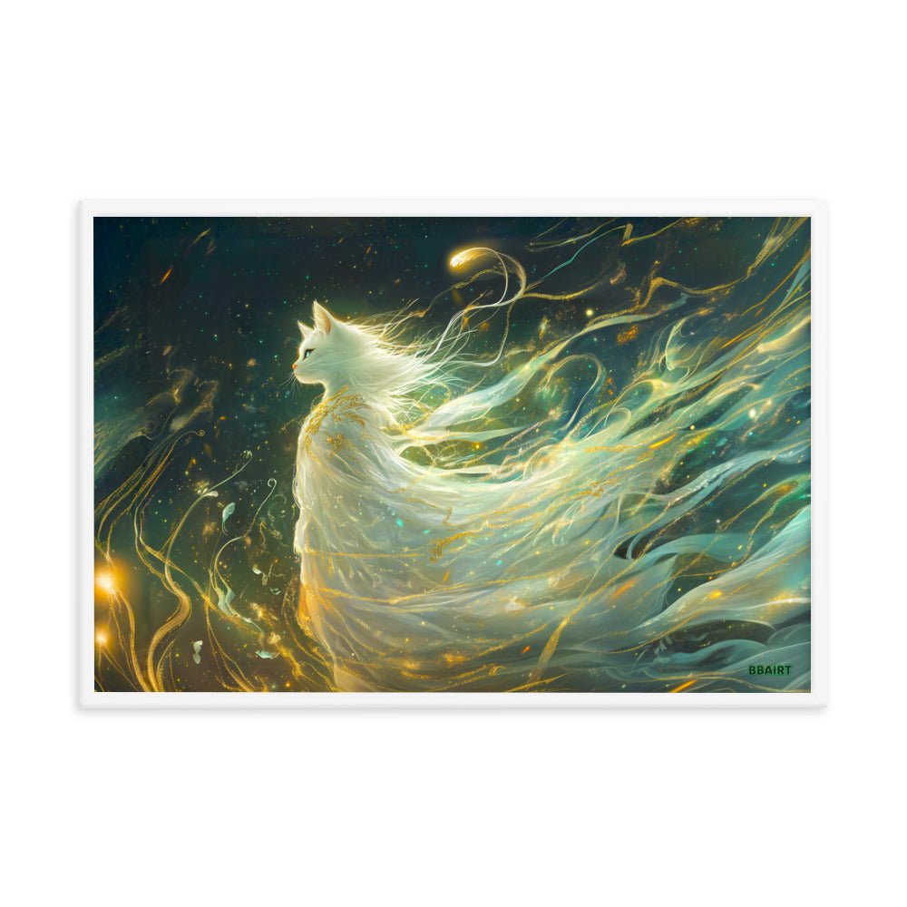 Elysia the Moonlit Spirit – Framed Photo Paper Poster - BBairt