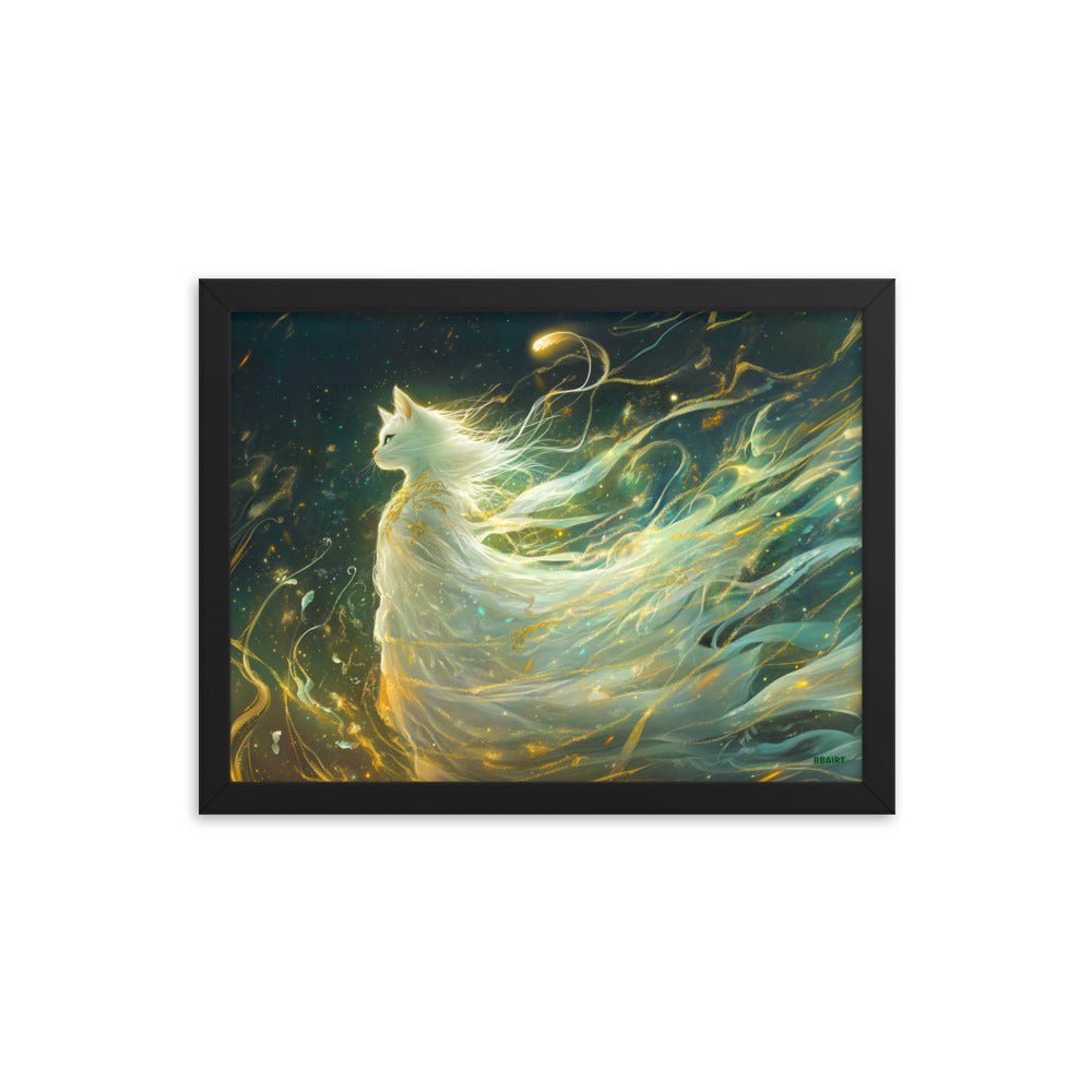 Elysia the Moonlit Spirit – Framed Photo Paper Poster - BBairt