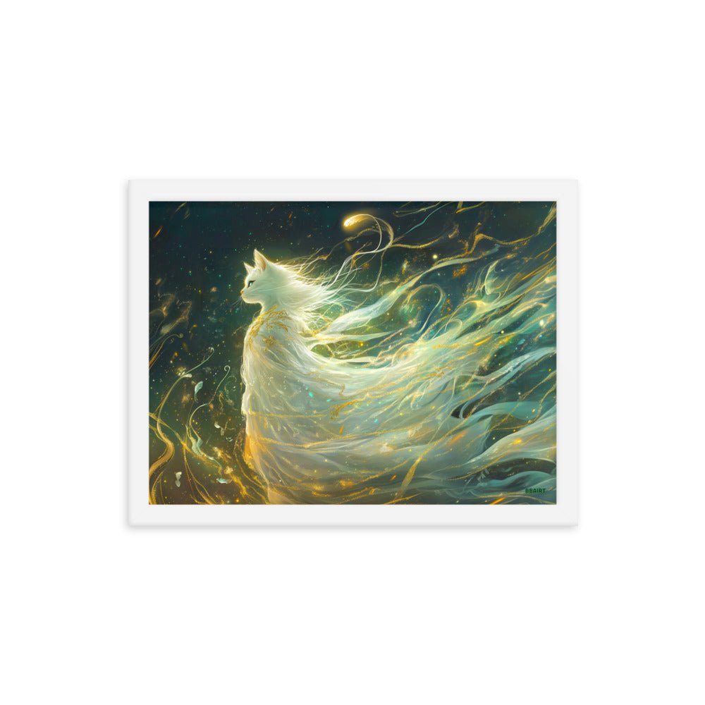 Elysia the Moonlit Spirit – Framed Photo Paper Poster - BBairt