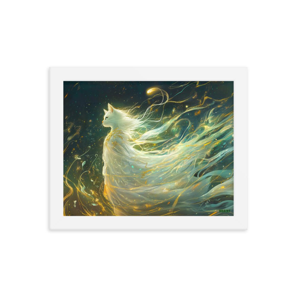 Elysia the Moonlit Spirit – Framed Photo Paper Poster - BBairt