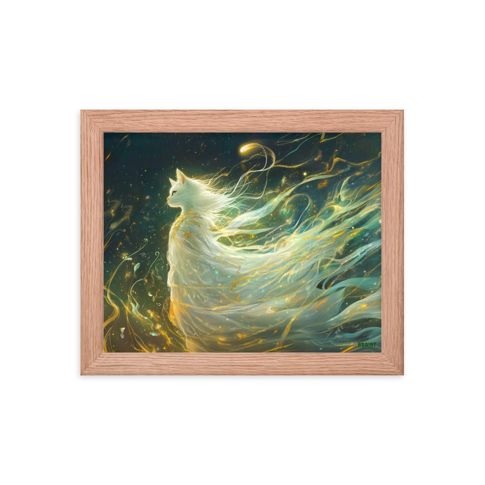 Elysia the Moonlit Spirit – Framed Photo Paper Poster - BBairt