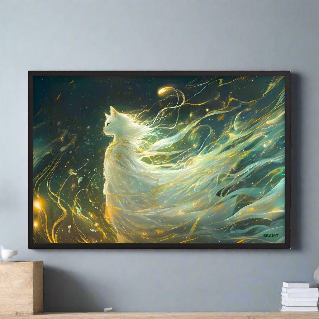 Elysia the Moonlit Spirit – Framed Photo Paper Poster - BBairt
