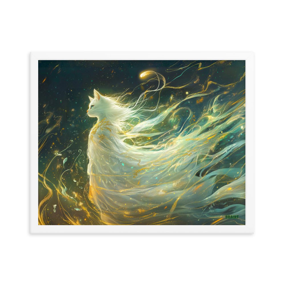 Elysia the Moonlit Spirit – Framed Photo Paper Poster - BBairt