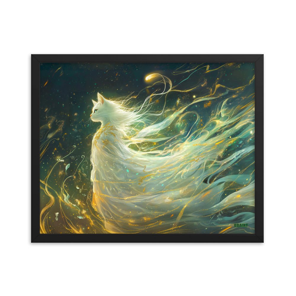 Elysia the Moonlit Spirit – Framed Photo Paper Poster - BBairt