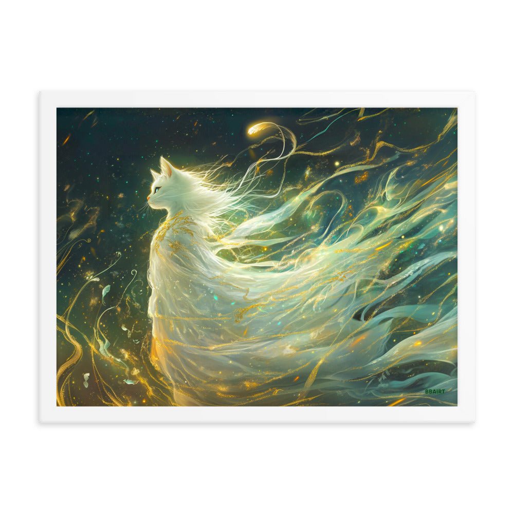 Elysia the Moonlit Spirit – Framed Photo Paper Poster - BBairt