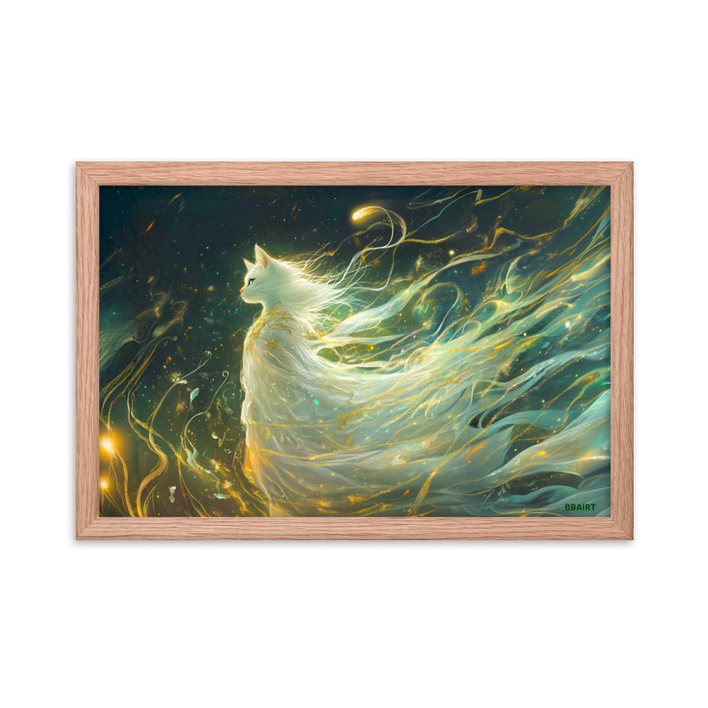 Elysia the Moonlit Spirit – Framed Photo Paper Poster - BBairt
