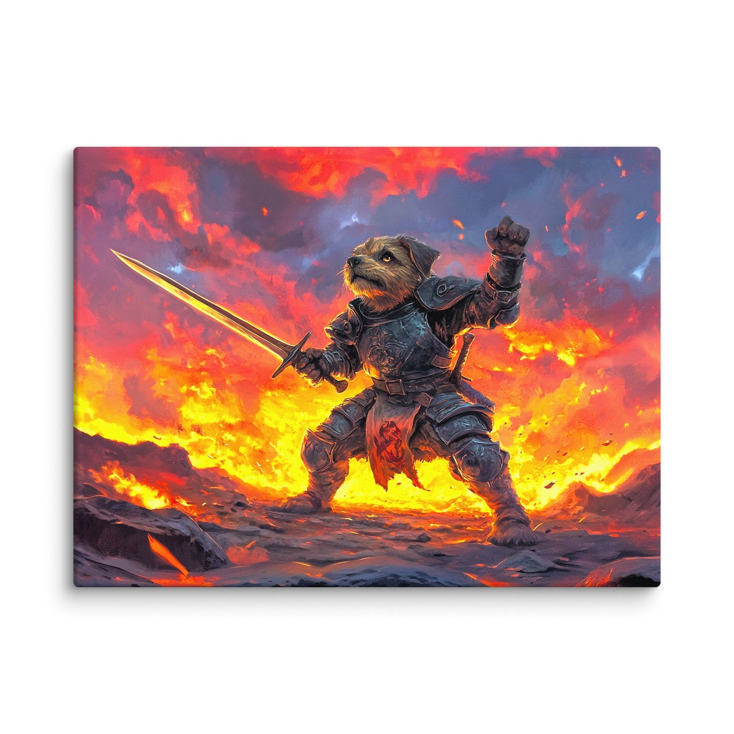 Emberpaw the Brave - Canvas Print - BBairt