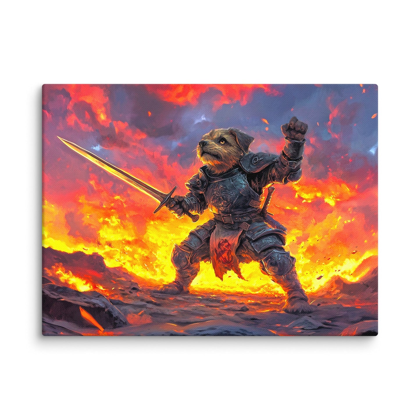 Emberpaw the Brave - Canvas Print - BBairt