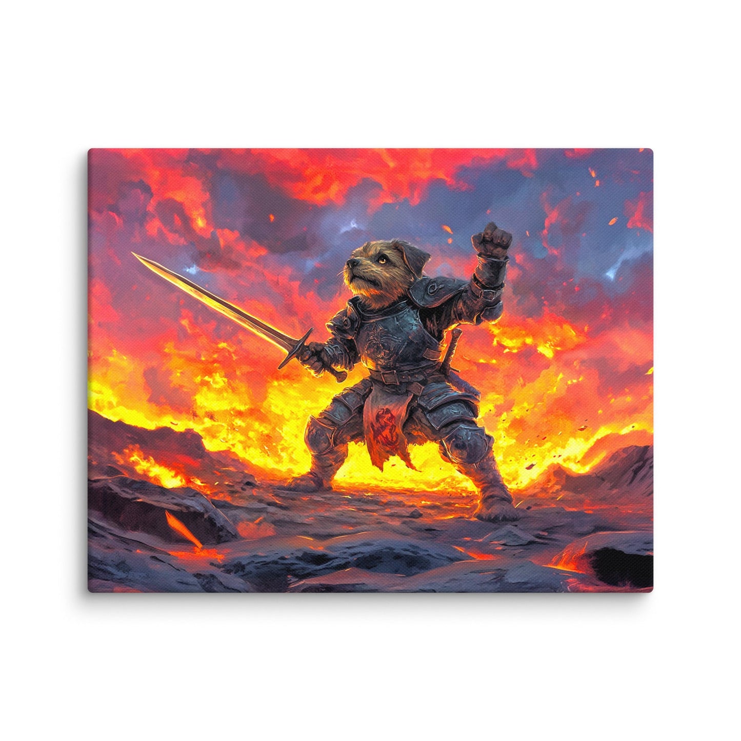Emberpaw the Brave - Canvas Print - BBairt