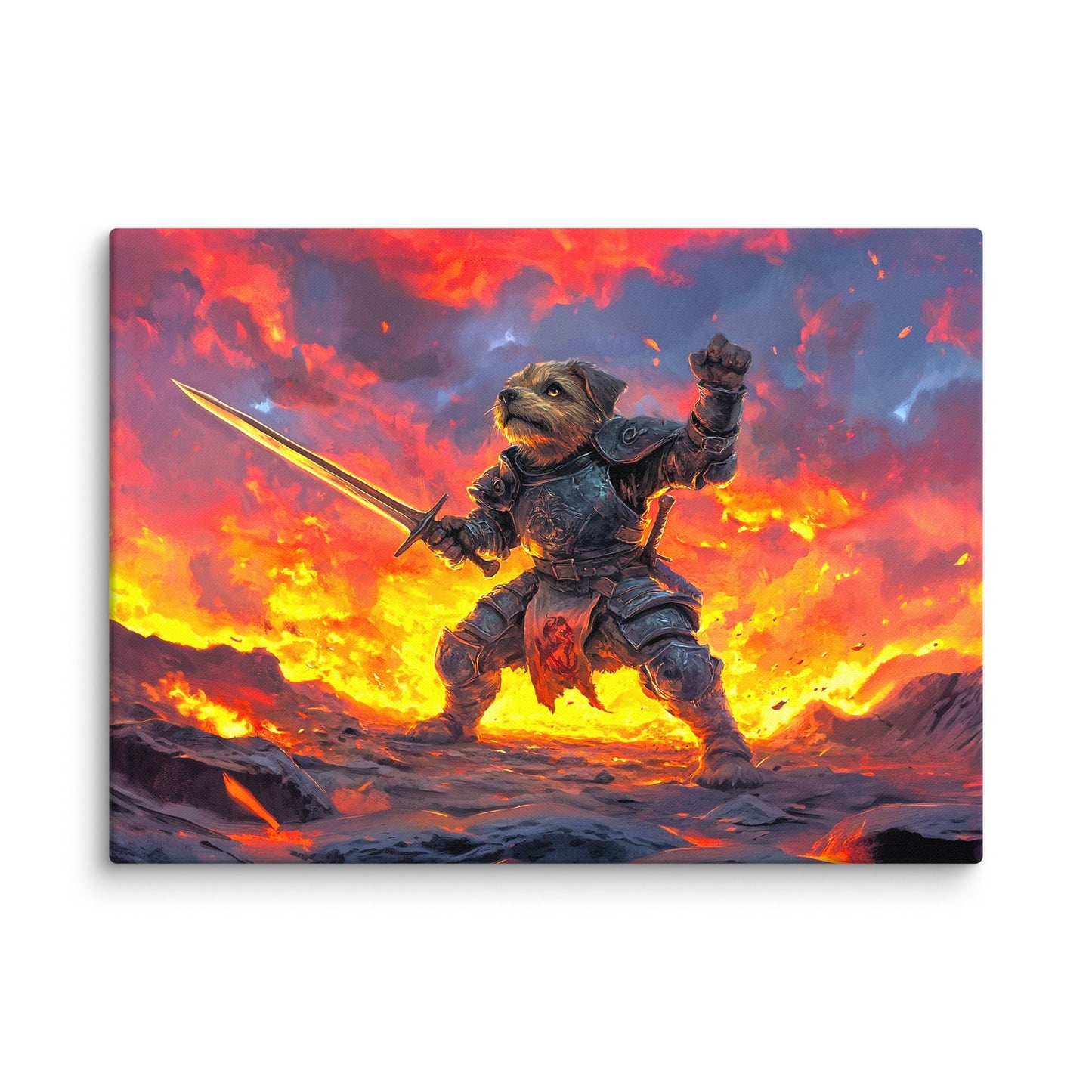 Emberpaw the Brave - Canvas Print - BBairt