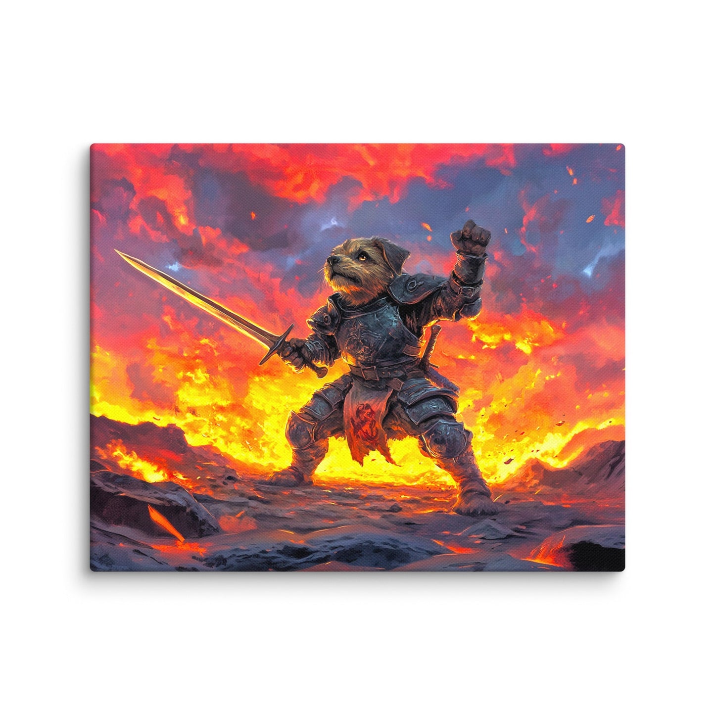Emberpaw the Brave - Canvas Print - BBairt