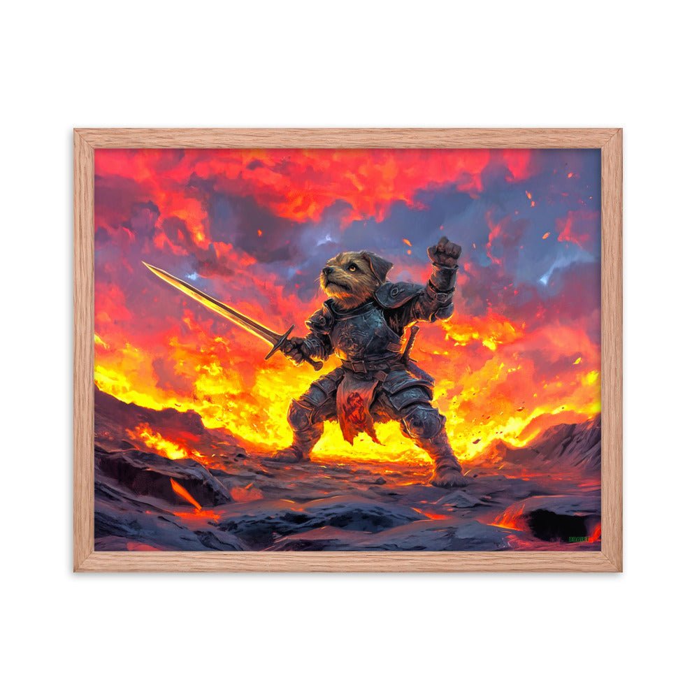 Emberpaw the Brave - Framed Photo Paper Poster - BBairt