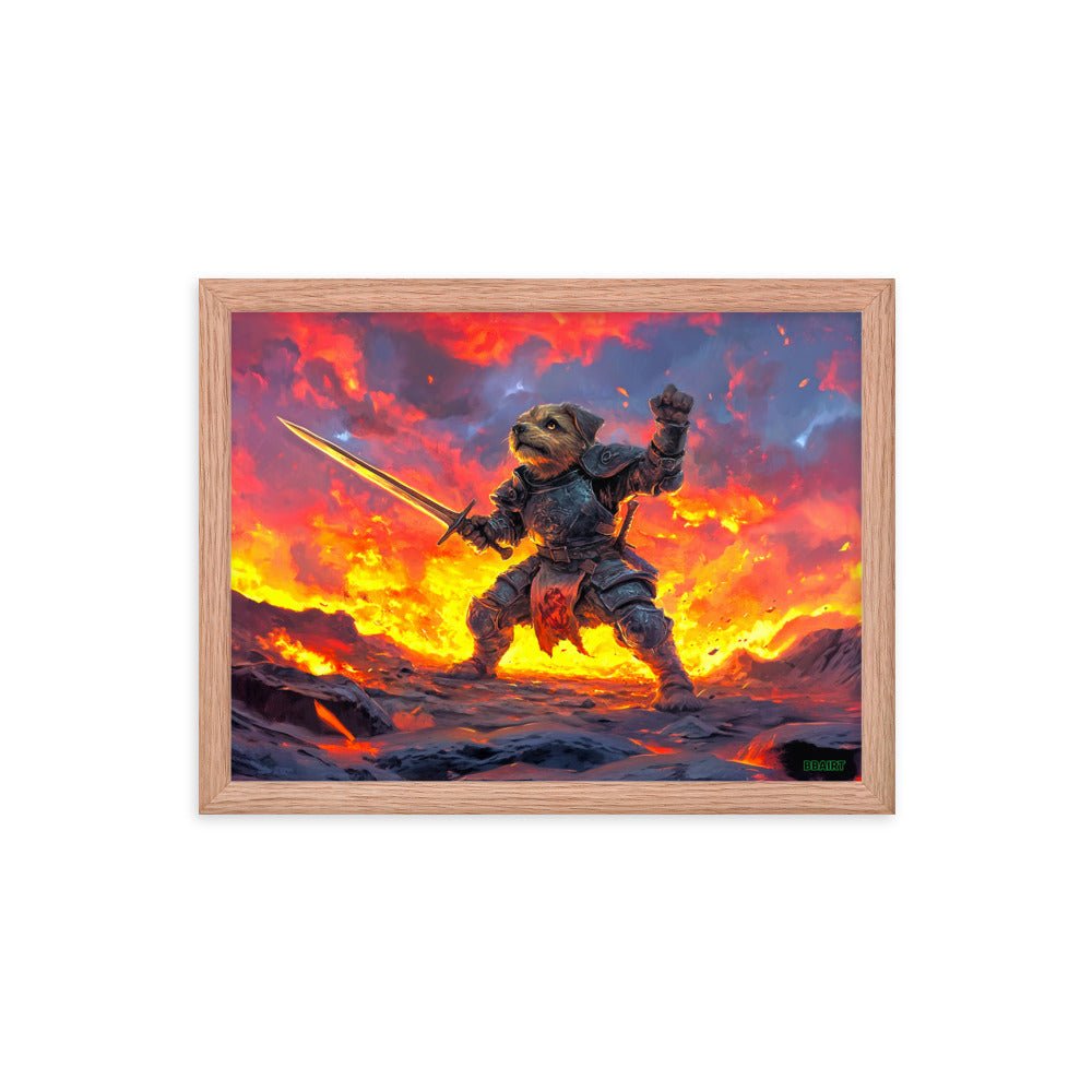 Emberpaw the Brave - Framed Photo Paper Poster - BBairt