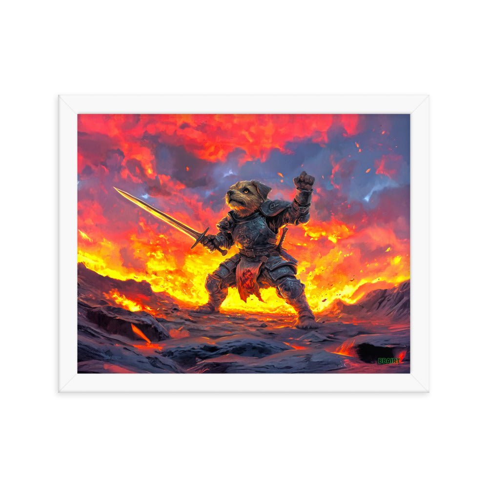 Emberpaw the Brave - Framed Photo Paper Poster - BBairt