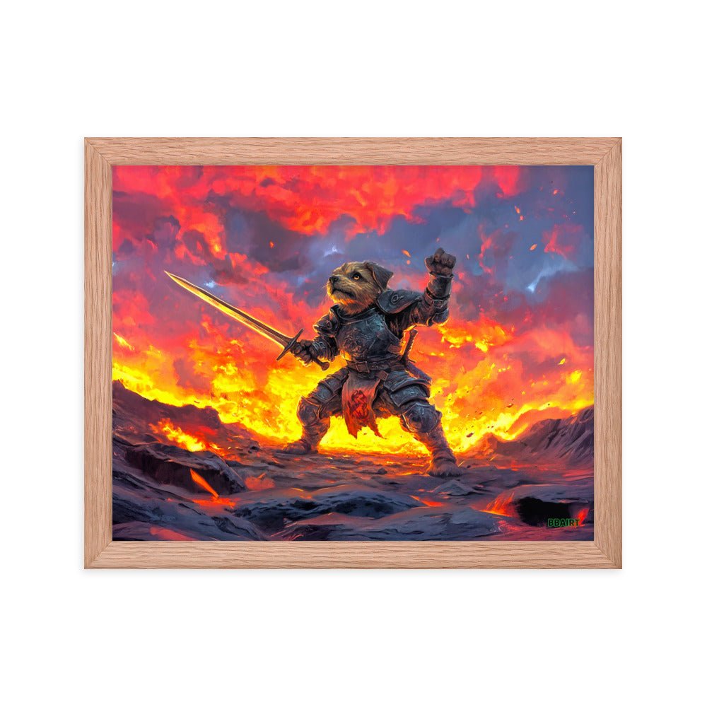 Emberpaw the Brave - Framed Photo Paper Poster - BBairt