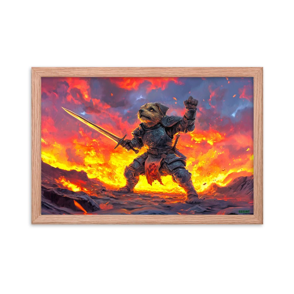 Emberpaw the Brave - Framed Photo Paper Poster - BBairt