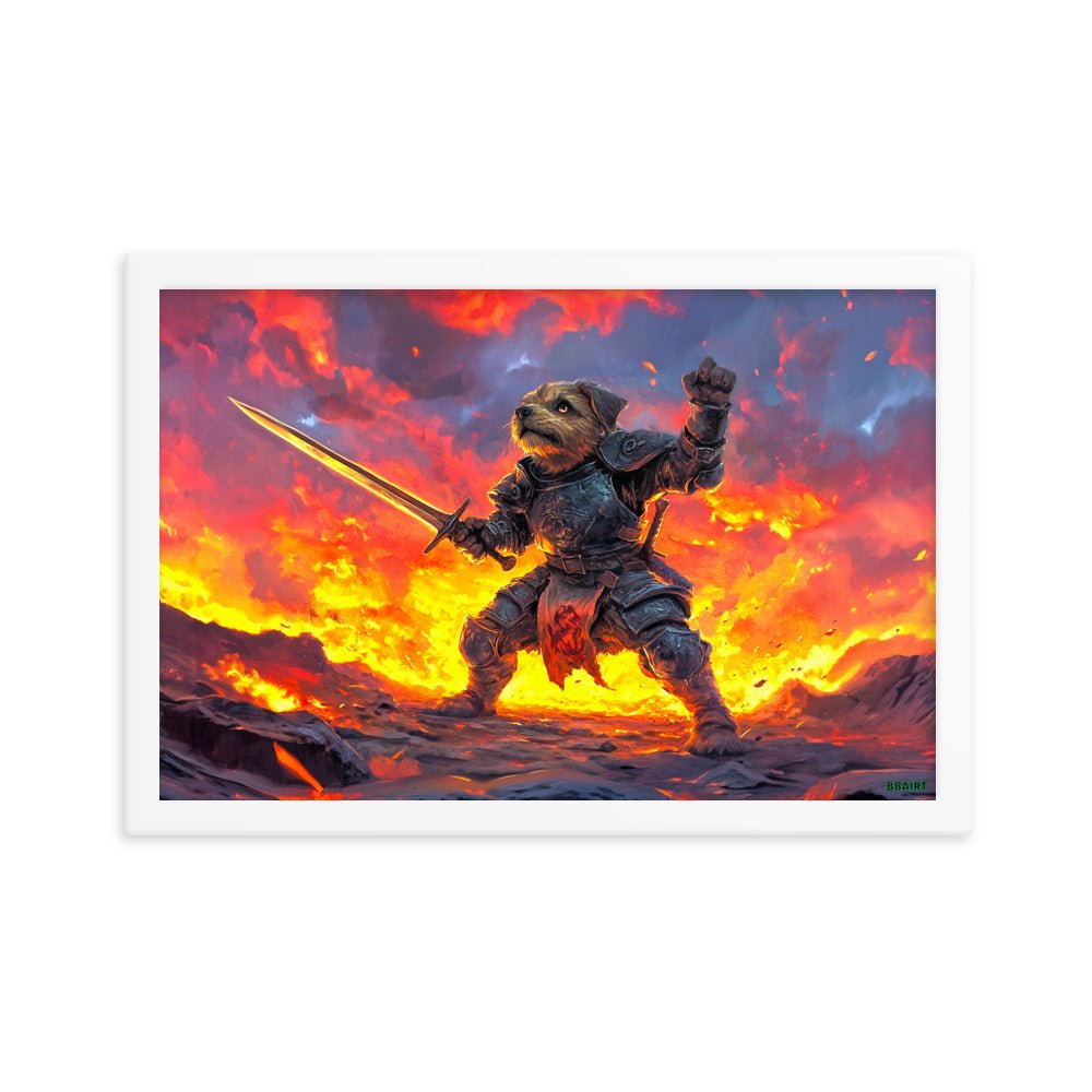 Emberpaw the Brave - Framed Photo Paper Poster - BBairt