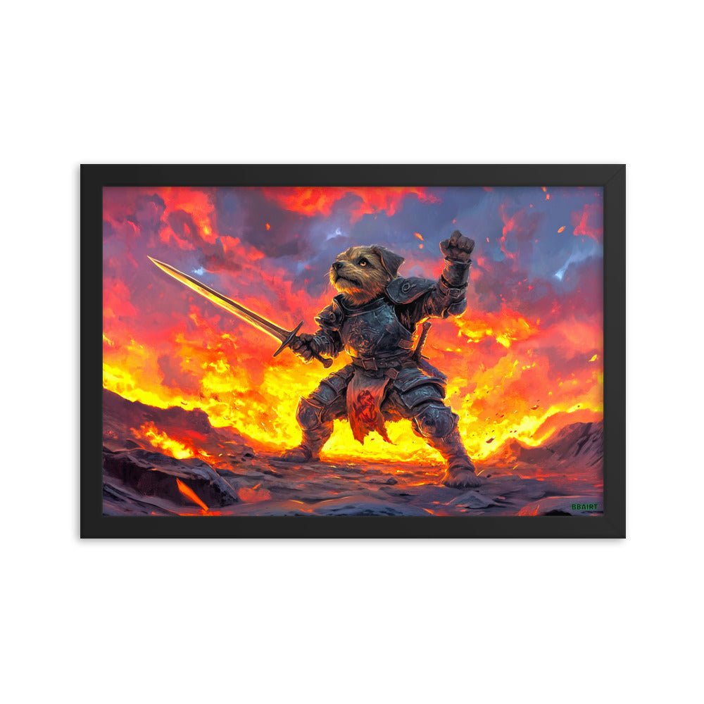 Emberpaw the Brave - Framed Photo Paper Poster - BBairt