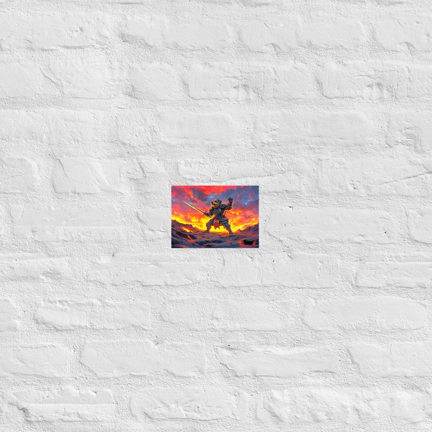 Emberpaw the Brave - Matte Poster - BBairt