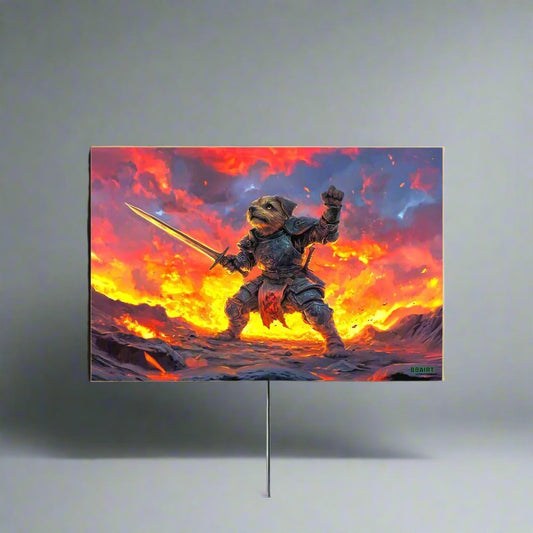 Emberpaw the Brave - Matte Poster - BBairt