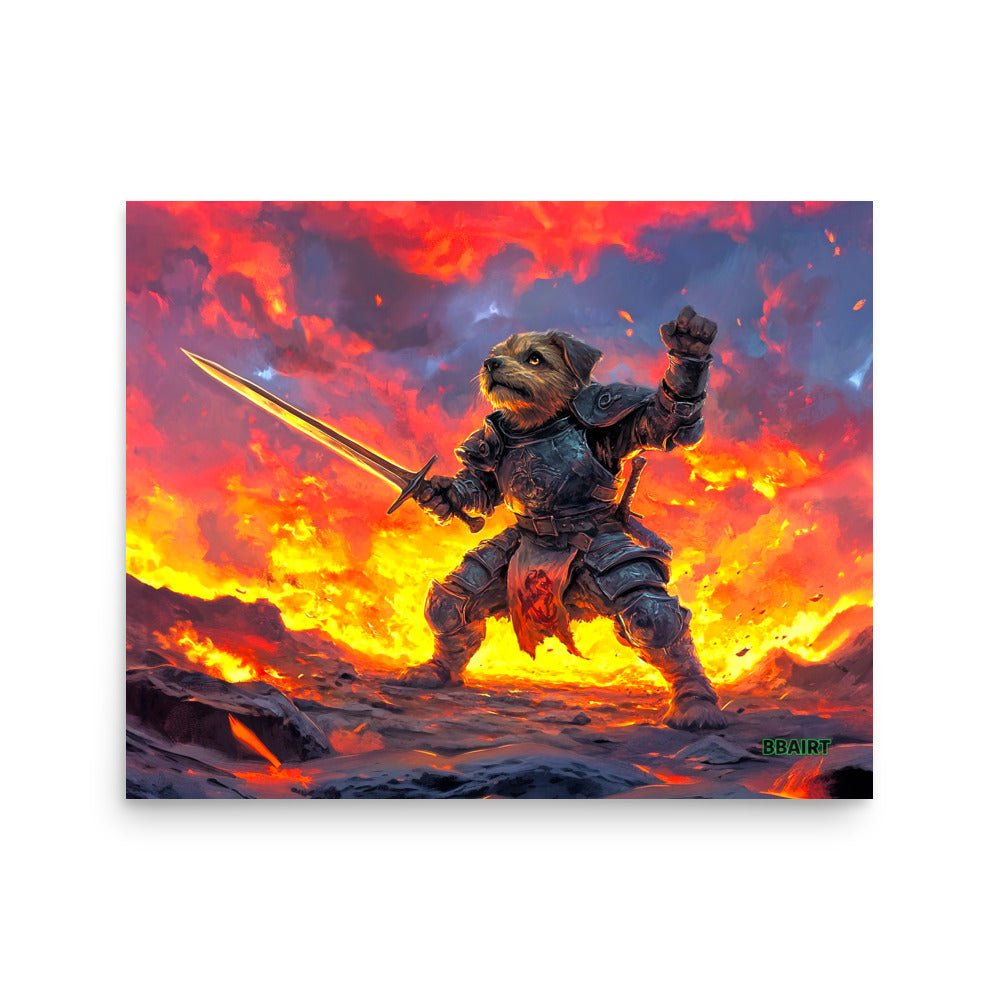 Emberpaw the Brave - Photo Paper Poster - BBairt