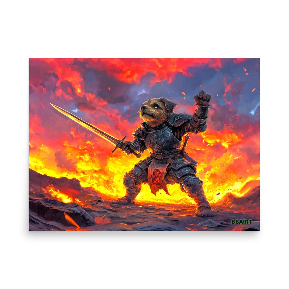 Emberpaw the Brave - Photo Paper Poster - BBairt