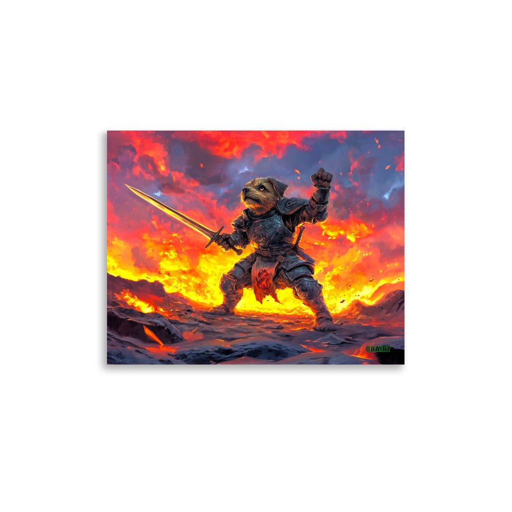 Emberpaw the Brave - Photo Paper Poster - BBairt