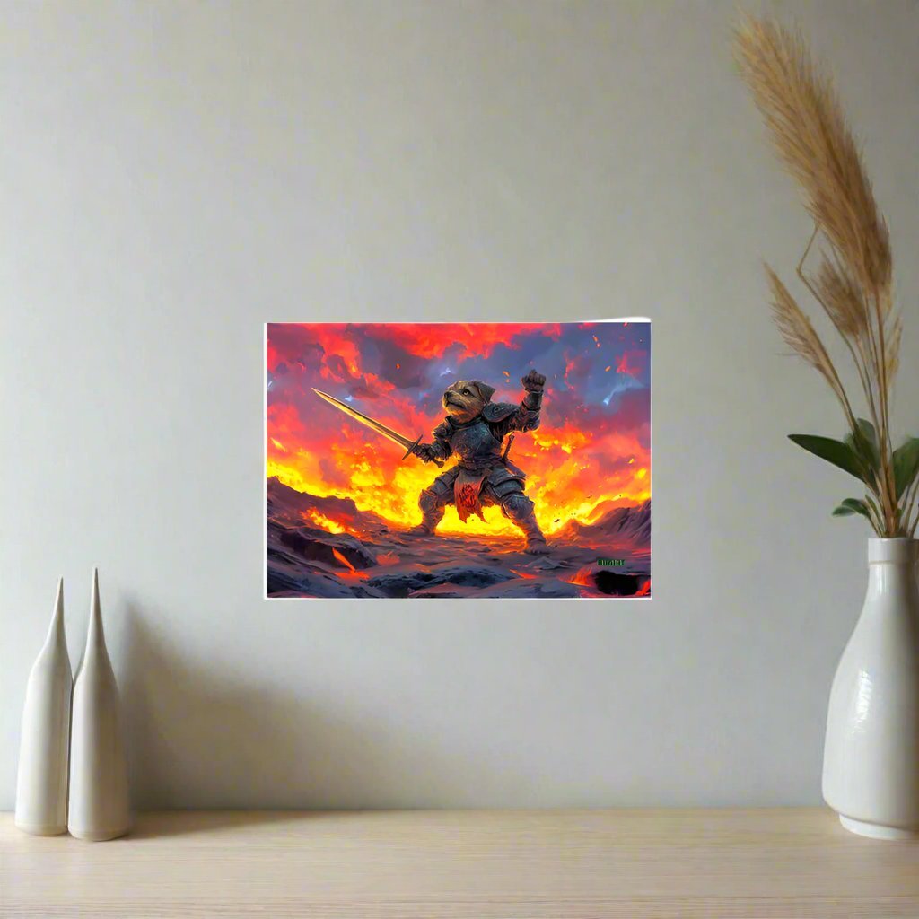 Emberpaw the Brave - Photo Paper Poster - BBairt