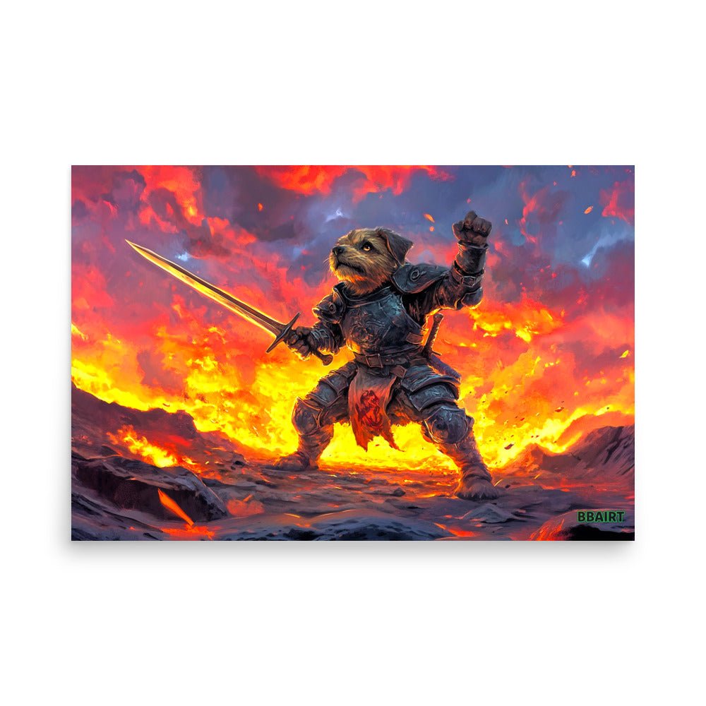 Emberpaw the Brave - Photo Paper Poster - BBairt